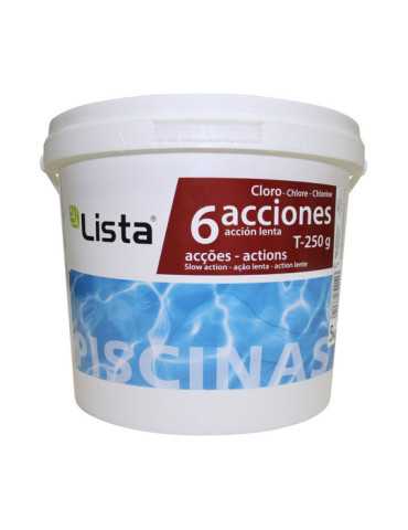 Cloro 6 Acciones T-250 g 5 kg LISTA