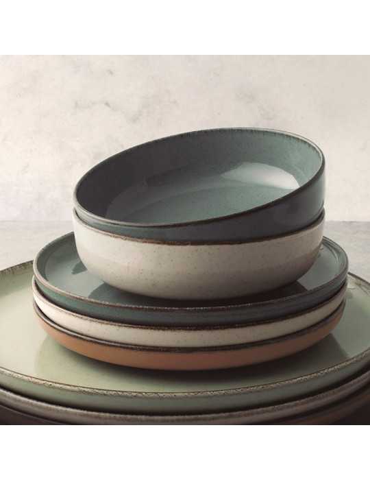 Juego de 4 Platos Llanos Pearl 27 cm Surtidos