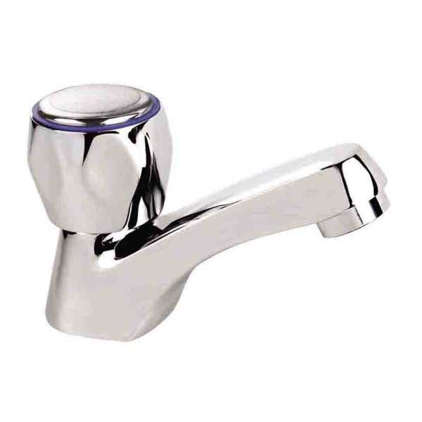 Grifo Repisa Lavabo 1 Vía Azul+Rojo 2 Uds. BOET