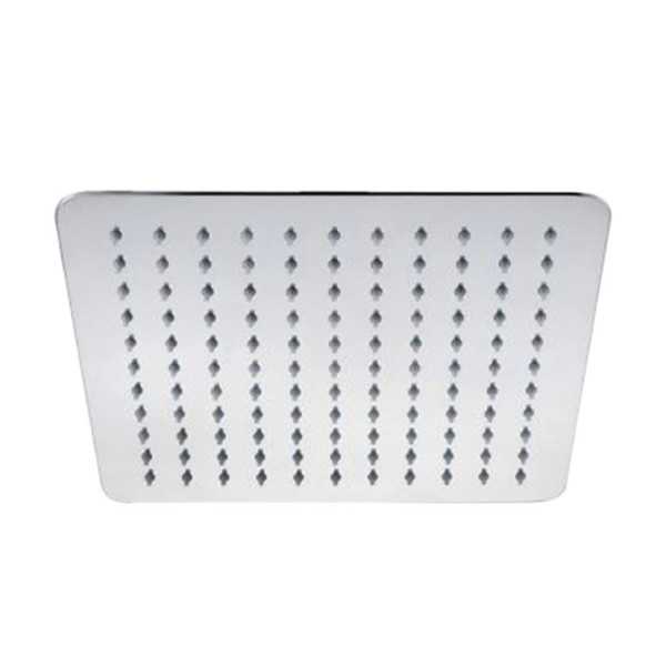 Rociador de Ducha Metal Inox Cuadrado 25 cm Cromo ORFESA