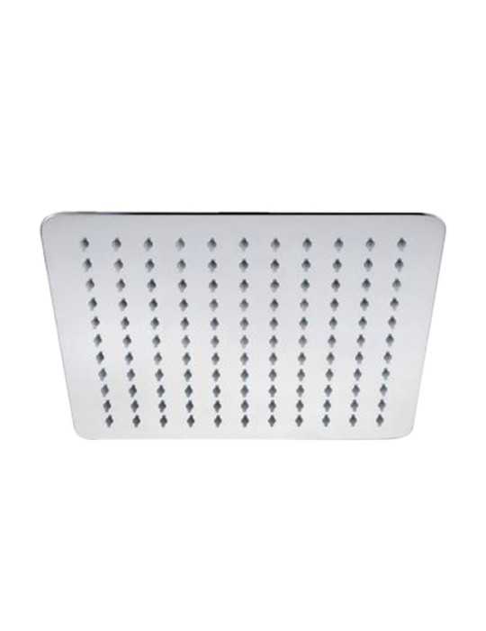 Rociador de Ducha Metal Inox Cuadrado 25 cm Cromo ORFESA