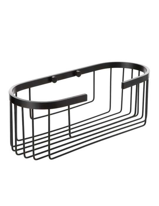 Cestillo Aluminium Black Ovalado TATAY