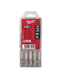 Juego de 5 Brocas SDS-Plus MX4 MILWAUKEE