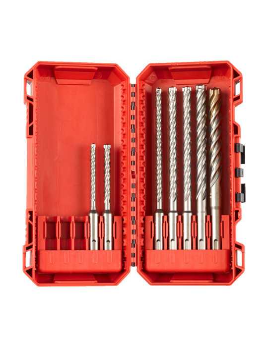 Juego de 7 Brocas SDS-Plus MX4 MILWAUKEE