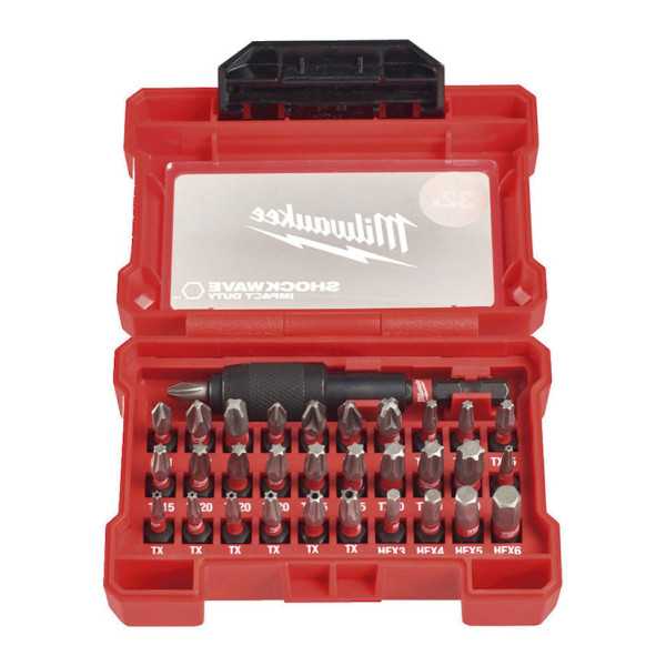 Estuche 32 Piezas Shockwave MILWAUKEE