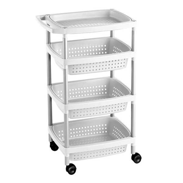 Carrito Verdulero 4 Blanco TATAY