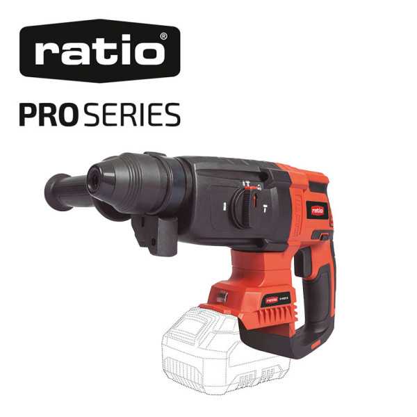 Martillo Rotativo SDS Plus 4 Funciones RM20-B RATIO PRO