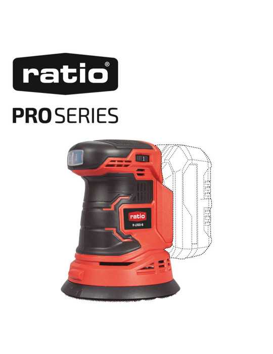 Lijadora Rotorbital Ø125mm RLR20-B RATIO PRO