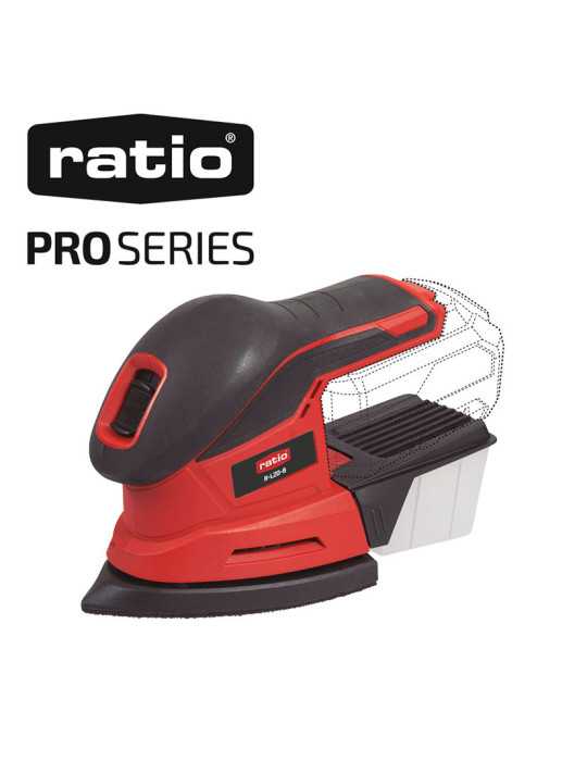 Lijadora Tipo Mouse R-L20-B RATIO PRO