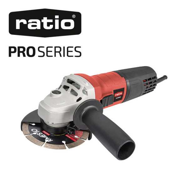Amoladora Angular R-AM900 Ø115mm Ratio Pro RATIO PRO