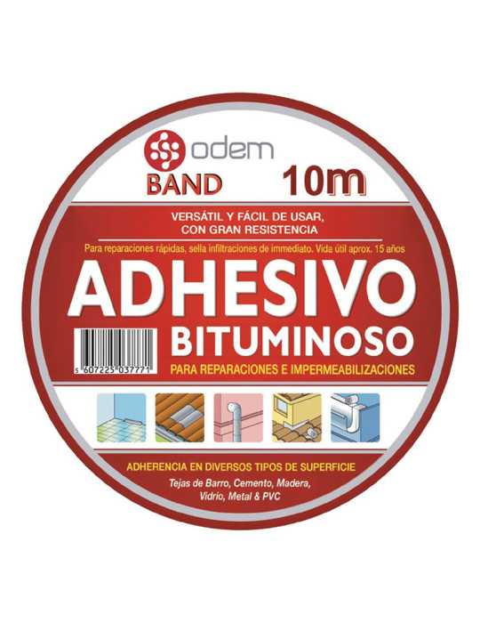 Cinta Bituminosa Terracota 20 cm x 10 m ODEM