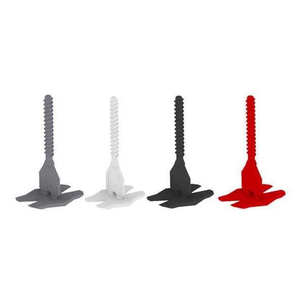 Base Plana 2mm Cyclone Level System 300 Unidades RUBI