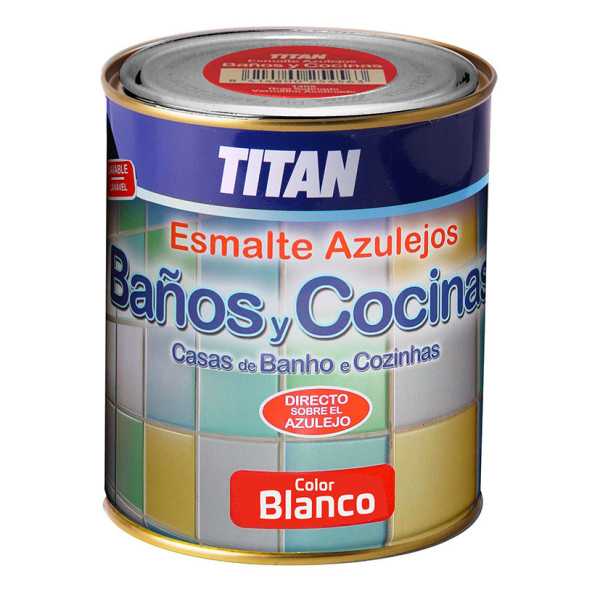 Baño y Cocina Blanco Satinado 750 ml TITAN