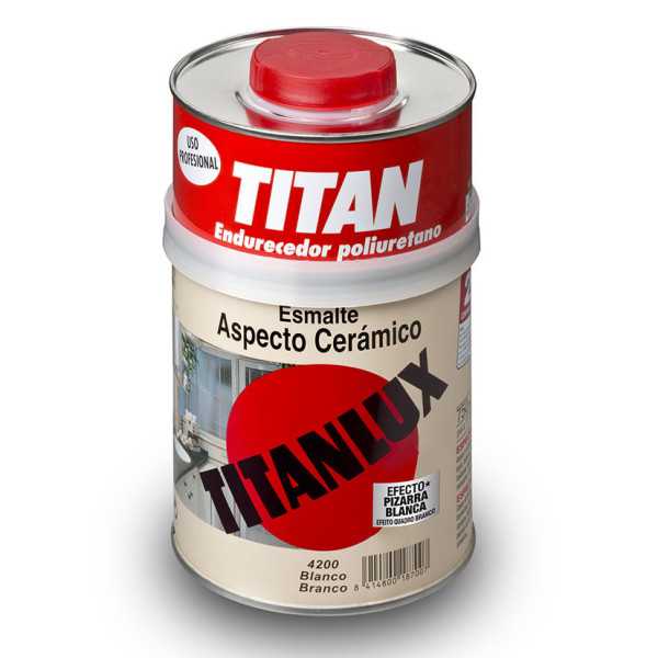Esmalte Aspecto Cerámico Blanco Brillante 750 ml TITANLUX