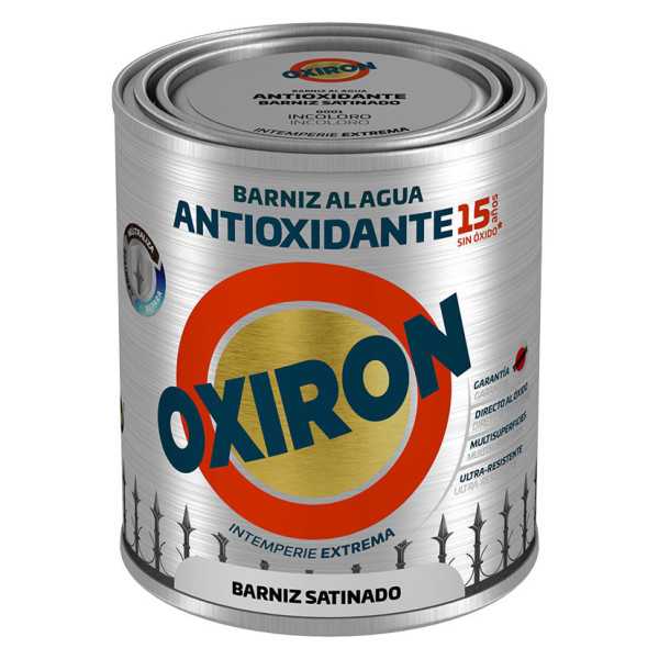 Oxiron Barniz Antioxidante Agua Satinado 750 ml OXIRON