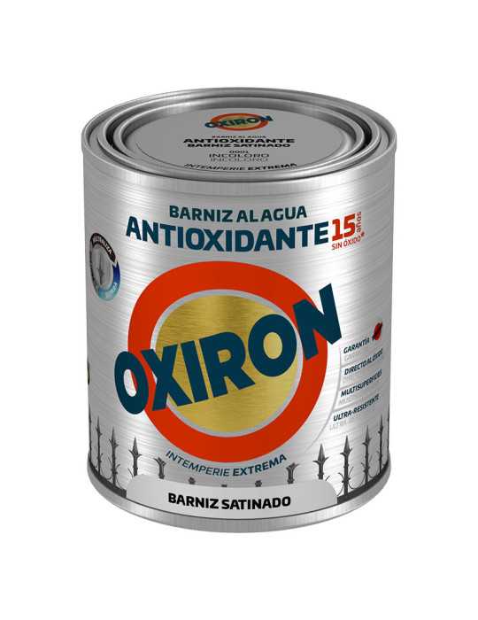 Oxiron Barniz Antioxidante Agua Satinado 750 ml OXIRON