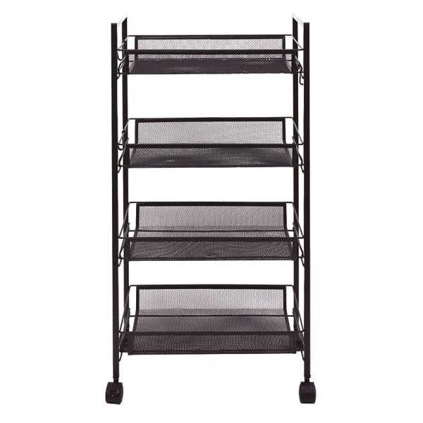 Carrito Camarera con Ruedas 4 Alturas