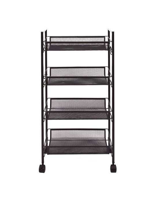 Carrito Camarera con Ruedas 4 Alturas