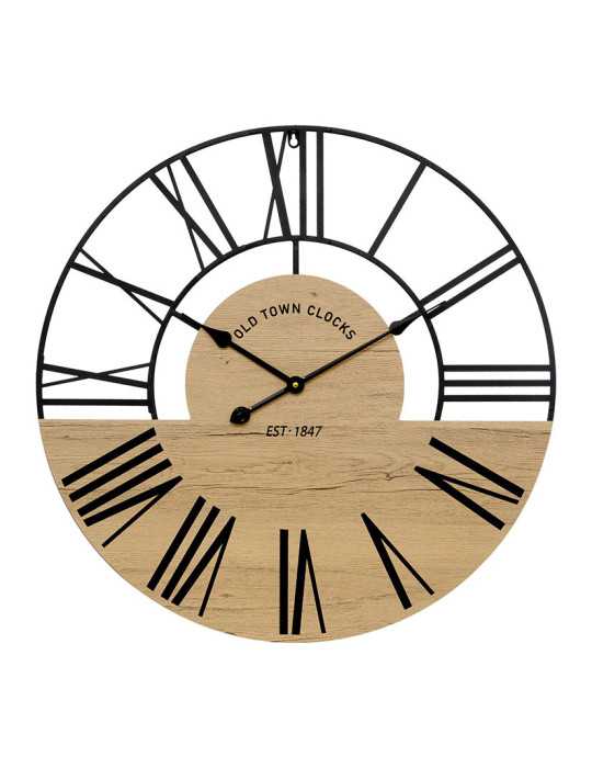 Reloj de Pared Clovis MDF/Metal 70 cm