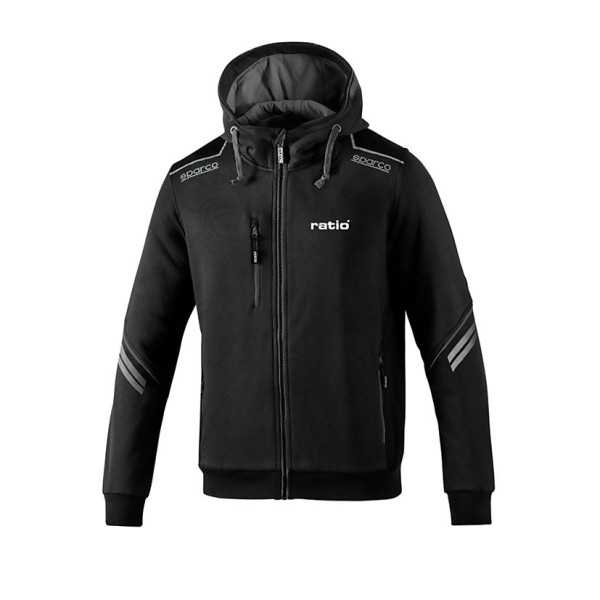 Sudadera Gris/Negro Talla S RATIO