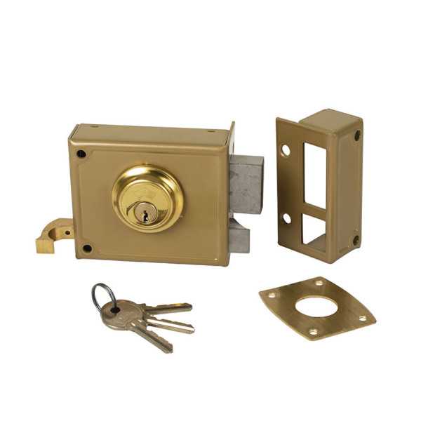 Cerradura de Sobreponer N 12 80mm Derecha JIS