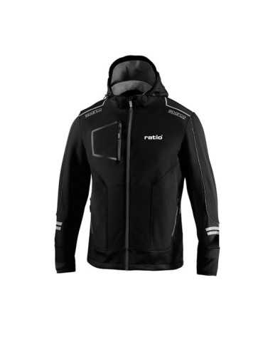 Softshell Gris/Negro Talla M RATIO