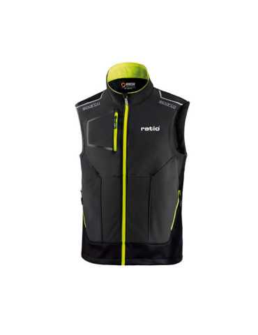 Chaleco Gris/Amarillo Talla M RATIO