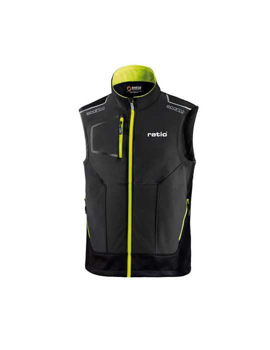 Chaleco Gris/Amarillo Talla M RATIO