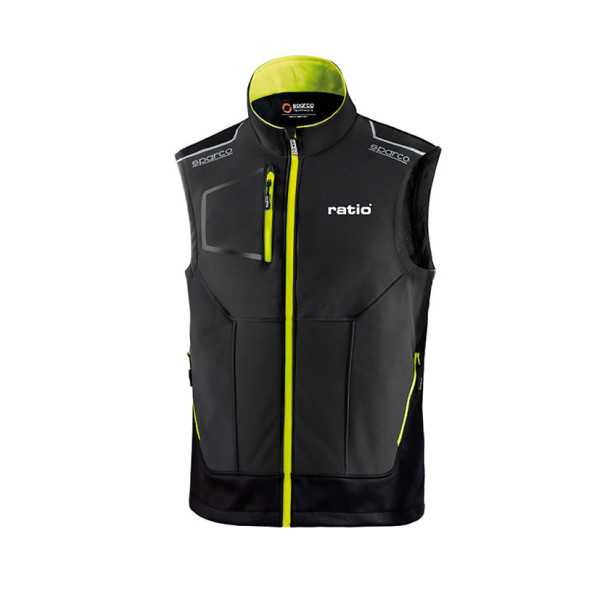 Chaleco Gris/Amarillo Talla XL RATIO