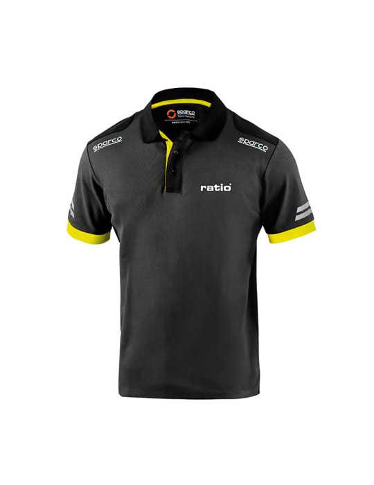 Polo Gris/Amarillo Talla XL RATIO