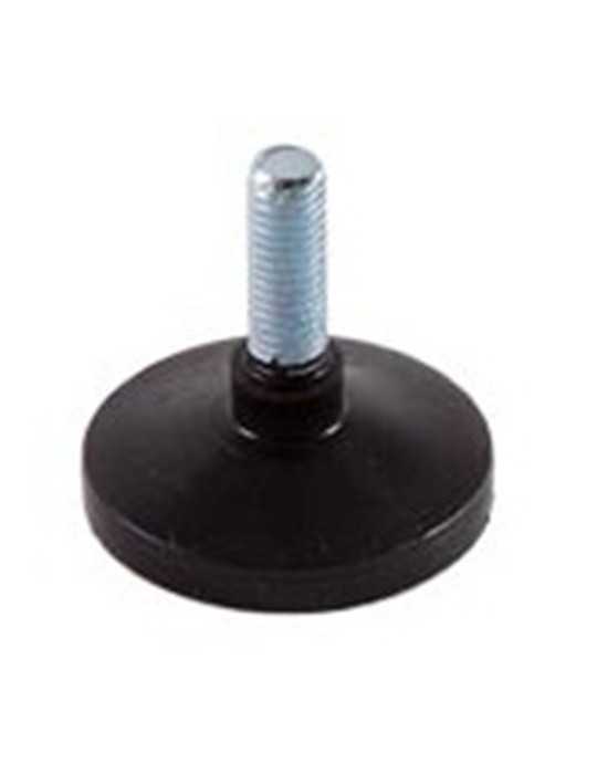 Nivelador Plano M8 Ø40x38mm Negro 25 Unidades MICEL