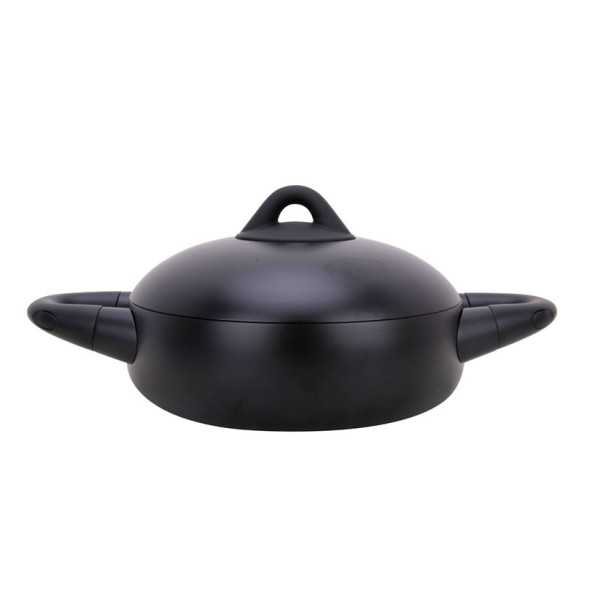 Serie K-Line Black Cacerola Baja con Tapa 28 cm AMERCOOK