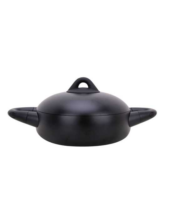 Serie K-Line Black Cacerola Baja con Tapa 28 cm AMERCOOK