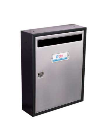 Buzón Metálico Teide Puerta Inox Mate BTV