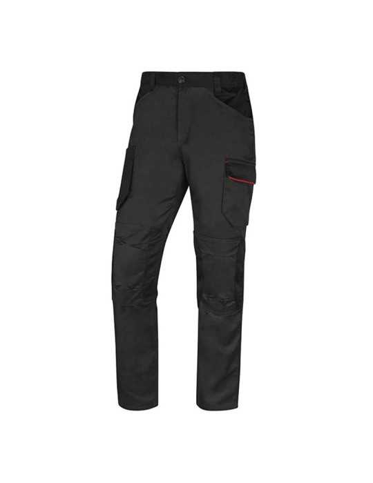 Pantalón Stretch M2PA3STR Gris/Rojo Talla L DELTAPLUS
