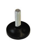 Nivelador Plano M8 Ø30x38mm Negro 25 Unidades MICEL