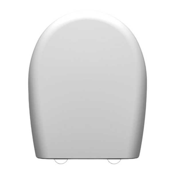 Asiento Tapa WC Volga Bisagra Inoxidable PRHIE