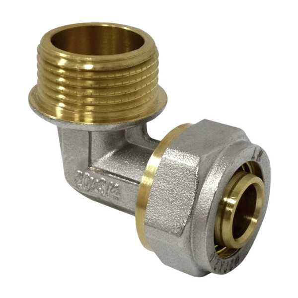 Codo Macho Multicapa Compresión 25x3/4" 5 Unidades MT