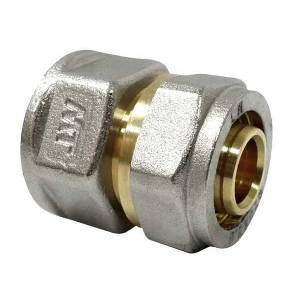 Racor Recto Hembra Multicapa Compresión 25x3/4" 5 Unidades MT