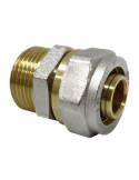 Racor Recto Macho Multicapa Compresión 32x1" 5 Unidades MT