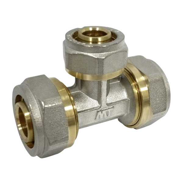 Racor Té Reducido Multicapa Compresión 32x25x32 3 Unidades MT