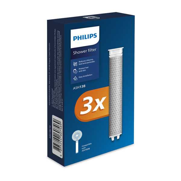Recambio de Filtro para Teleducha 3 Unidades PHILIPS
