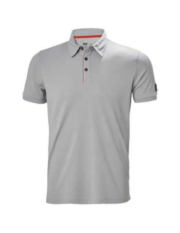 Polo Kensington Tech Plomo Talla M HELLYHANSEN