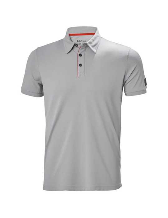 Polo Kensington Tech Plomo Talla M HELLYHANSEN