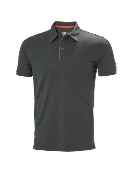 Polo Kensington Tech Ebony Talla M HELLYHANSEN