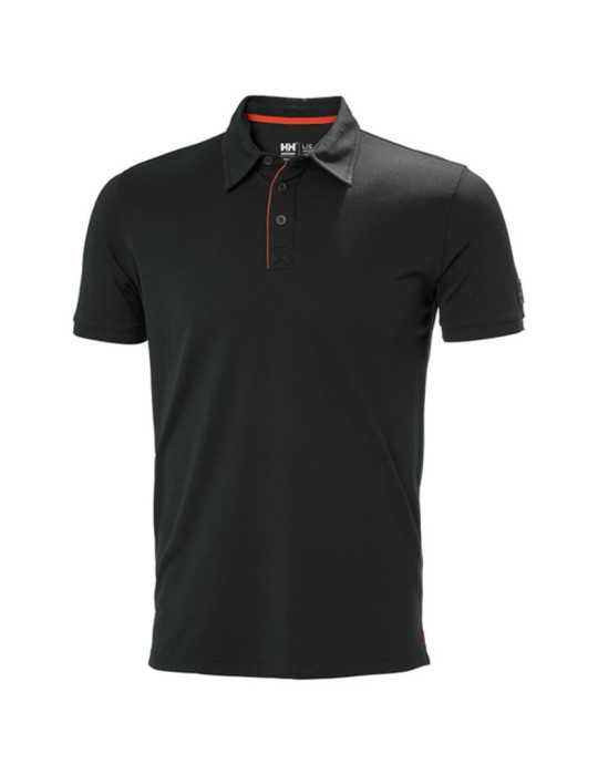 Polo Kensington Tech Negro Talla XL HELLYHANSEN