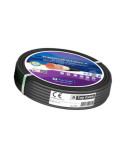 Cable Eléctrico 2x1,5mm2 Negro 100 m BRICABLE