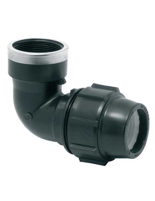 Codo Mixto Rosca Hembra 20x1/2" 10 Unidades PLASSON