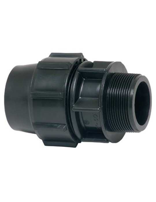 Enlace Mixto Rosca Macho 25x3/4" 10 Unidades PLASSON