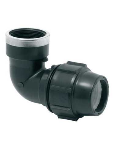 Codo Mixto Rosca Hembra PE 32x1" 5 Unidades PLASSON